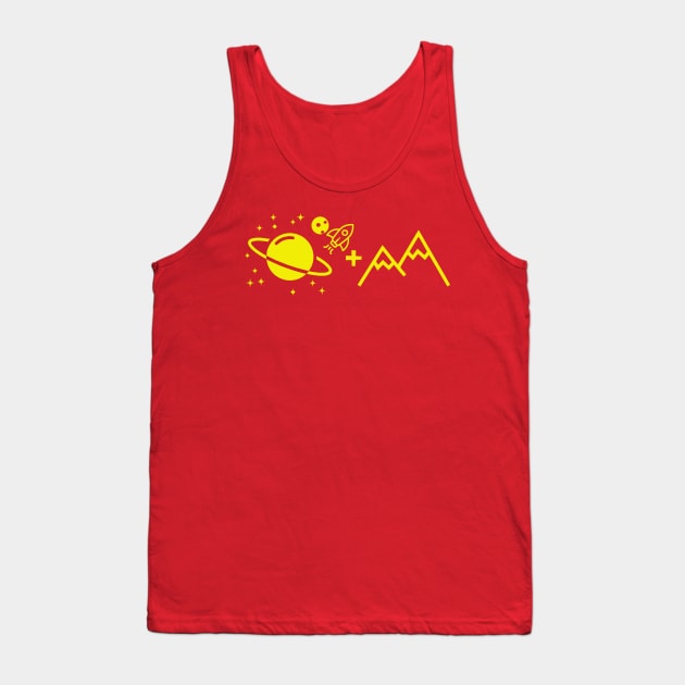 Space Mountain Formula Tank Top by PopCultureShirts